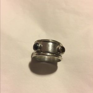 Sterling silver spinning ring